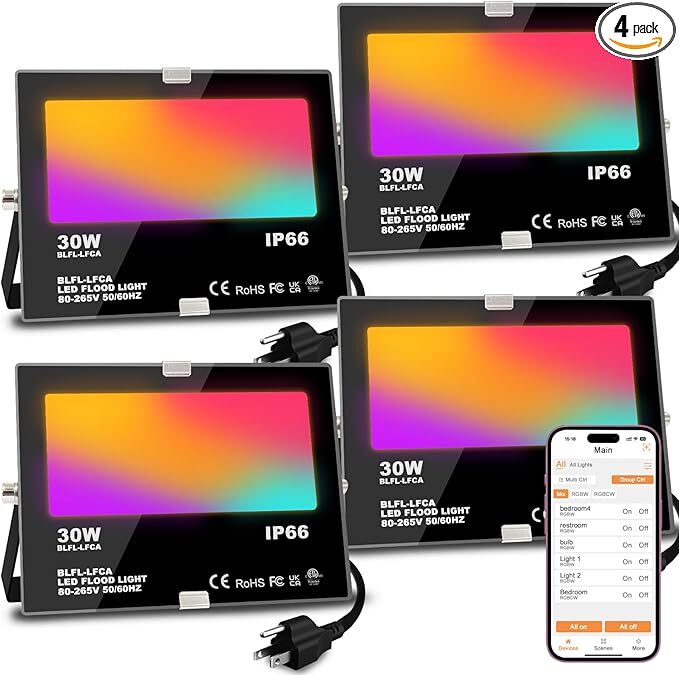 RGB LED floods